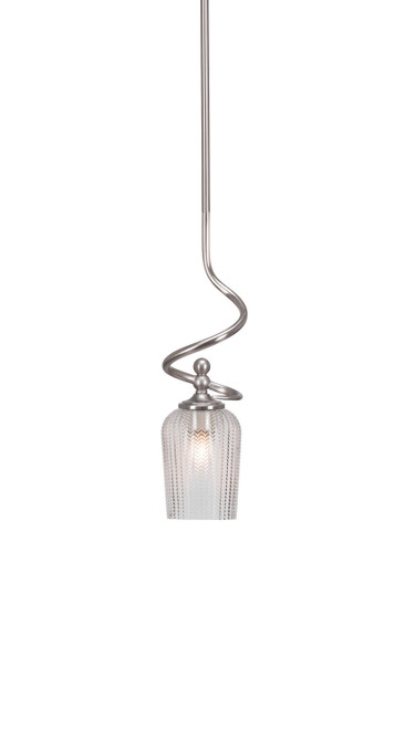 Toltec Lighting - 901-BN-4250 - One Light Mini Pendant - Capri - Brushed Nickel