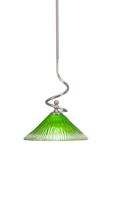 Toltec Lighting - 901-BN-437 - One Light Mini Pendant - Capri - Brushed Nickel
