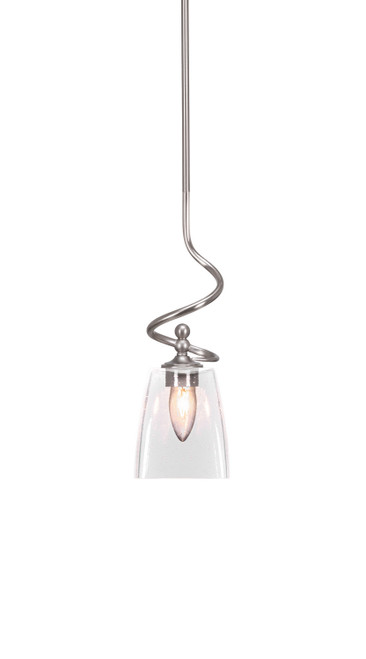 Toltec Lighting - 901-BN-461 - One Light Mini Pendant - Capri - Brushed Nickel