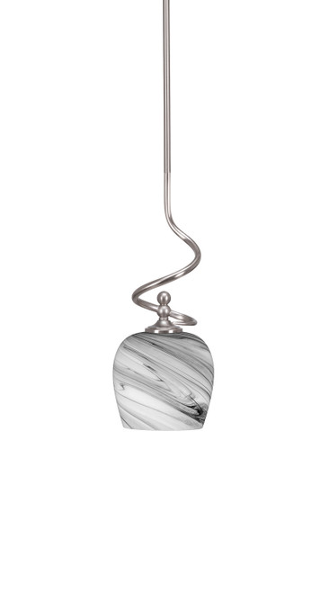 Toltec Lighting - 901-BN-4819 - One Light Mini Pendant - Capri - Brushed Nickel