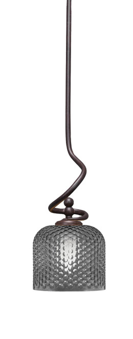 Toltec Lighting - 901-DG-4612 - One Light Mini Pendant - Capri - Dark Granite