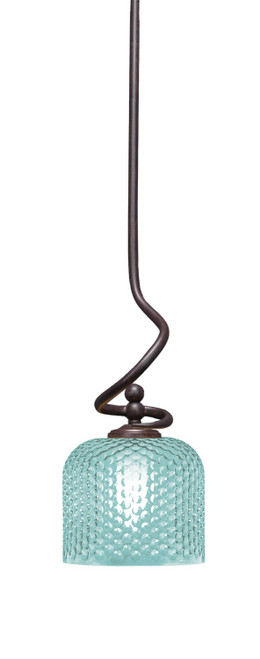 Toltec Lighting - 901-DG-4615 - One Light Mini Pendant - Capri - Dark Granite