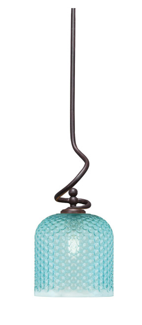 Toltec Lighting - 901-DG-4915 - One Light Mini Pendant - Capri - Dark Granite