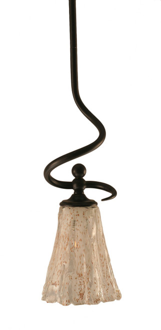 Toltec Lighting - 901-DG-729 - One Light Mini Pendant - Capri - Dark Granite