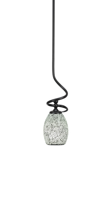 Toltec Lighting - 901-MB-4165 - One Light Mini Pendant - Capri - Matte Black