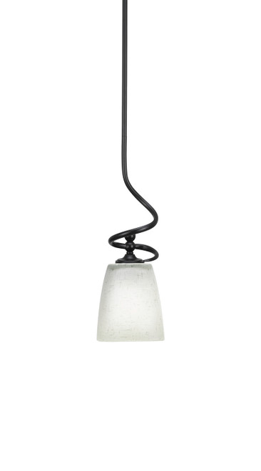 Toltec Lighting - 901-MB-460 - One Light Mini Pendant - Capri - Matte Black