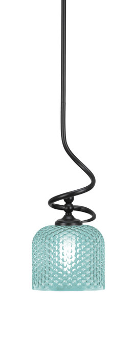 Toltec Lighting - 901-MB-4615 - One Light Mini Pendant - Capri - Matte Black