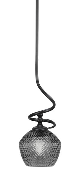 Toltec Lighting - 901-MB-4622 - One Light Mini Pendant - Capri - Matte Black