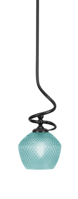 Toltec Lighting - 901-MB-4625 - One Light Mini Pendant - Capri - Matte Black