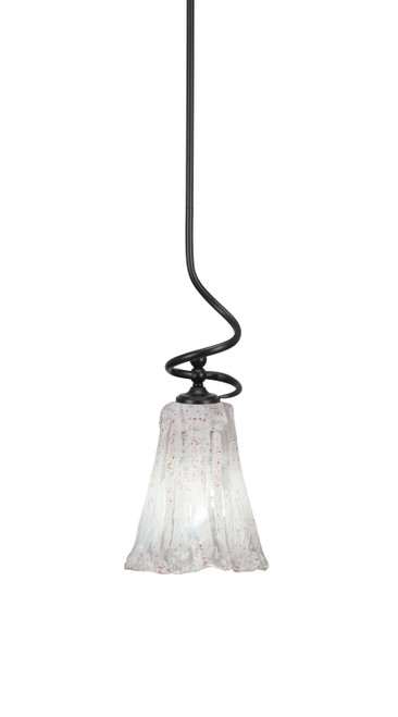 Toltec Lighting - 901-MB-729 - One Light Mini Pendant - Capri - Matte Black