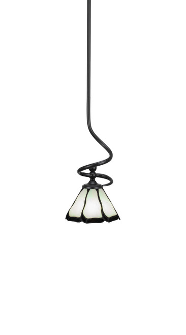 Toltec Lighting - 901-MB-9125 - One Light Mini Pendant - Capri - Matte Black