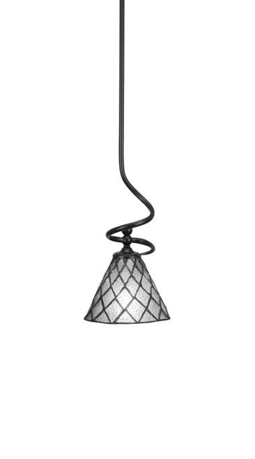 Toltec Lighting - 901-MB-9185 - One Light Mini Pendant - Capri - Matte Black