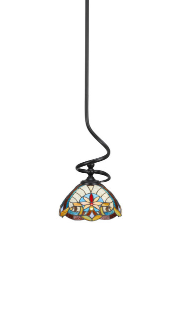 Toltec Lighting - 901-MB-9369 - One Light Mini Pendant - Capri - Matte Black