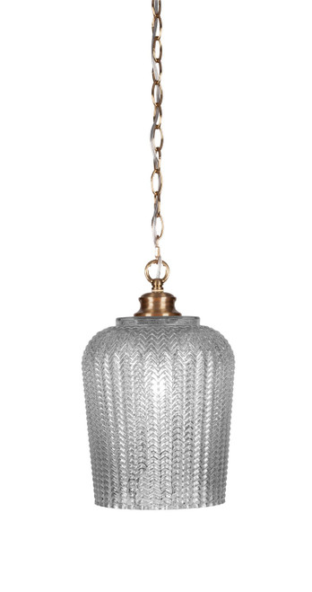 Toltec Lighting - 91-NAB-4283 - One Light Pendant - Cordova - New Age Brass