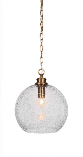 Toltec Lighting - 91-NAB-4372 - One Light Pendant - Kimbro - New Age Brass