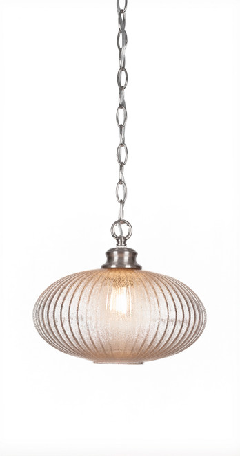 Toltec Lighting - 92-BN-4658 - One Light Pendant - Carina - Brushed Nickel