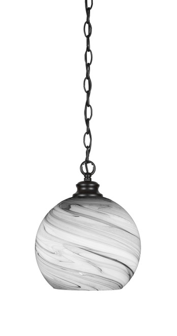 Toltec Lighting - 92-MB-4359 - One Light Pendant - Kimbro - Matte Black