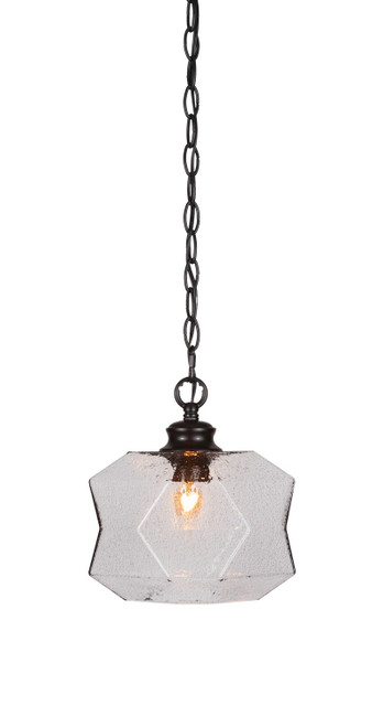Toltec Lighting - 92-MB-4492 - One Light Pendant - Rocklin - Matte Black