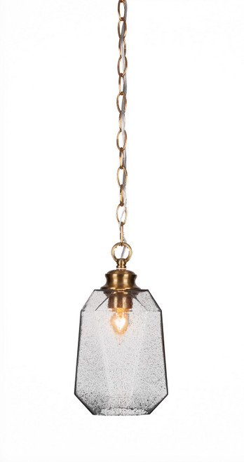 Toltec Lighting - 92-NAB-4462 - One Light Pendant - Rocklin - New Age Brass