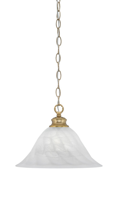 Toltec Lighting - 92-NAB-5731 - One Light Pendant - Chain - New Age Brass