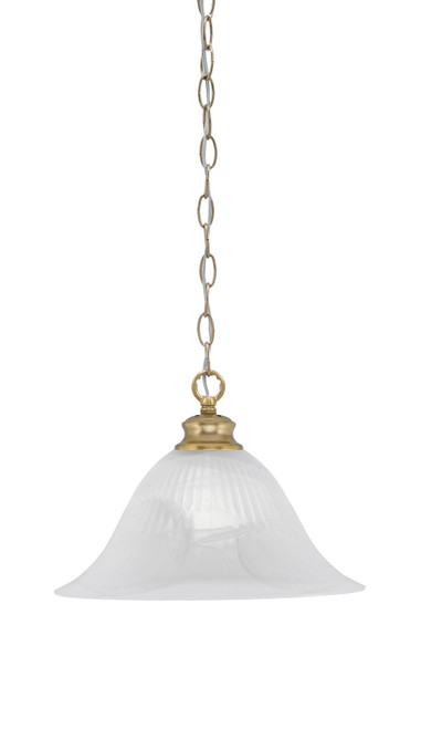 Toltec Lighting - 92-NAB-5831 - One Light Pendant - Chain - New Age Brass
