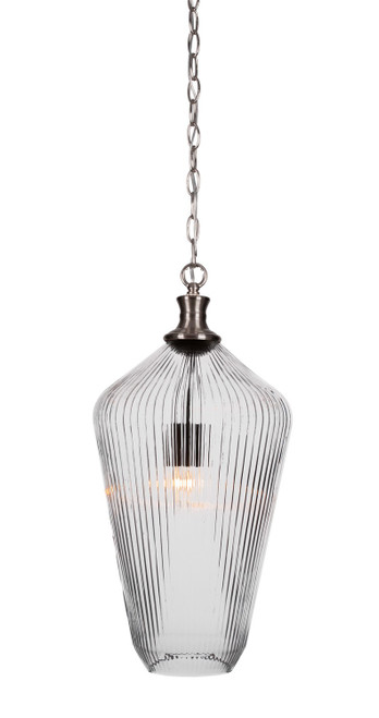 Toltec Lighting - 93-BN-4650 - One Light Pendant - Carina - Brushed Nickel