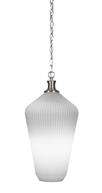 Toltec Lighting - 93-BN-4651 - One Light Pendant - Carina - Brushed Nickel