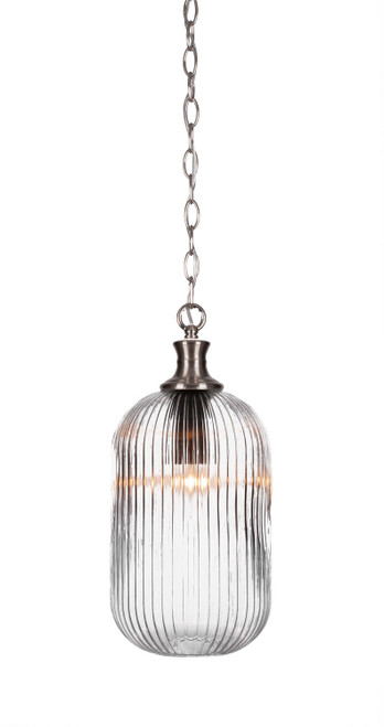 Toltec Lighting - 94-BN-4600 - One Light Pendant - Carina - Brushed Nickel