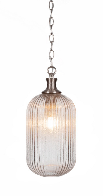 Toltec Lighting - 94-BN-4608 - One Light Pendant - Carina - Brushed Nickel