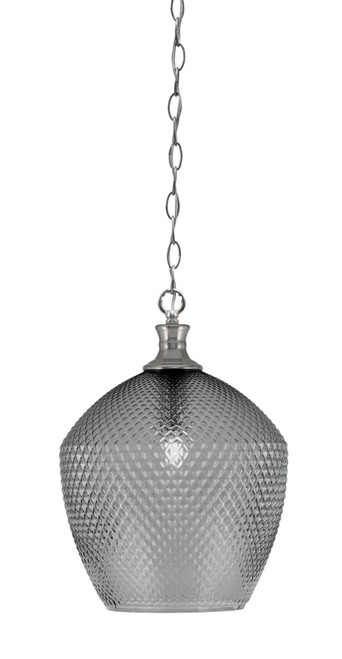 Toltec Lighting - 95-BN-4222 - One Light Pendant - Zola - Brushed Nickel