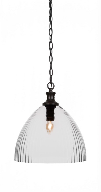 Toltec Lighting - 95-MB-4690 - One Light Pendant - Carina - Matte Black