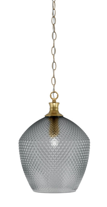 Toltec Lighting - 95-NAB-4222 - One Light Pendant - Zola - New Age Brass