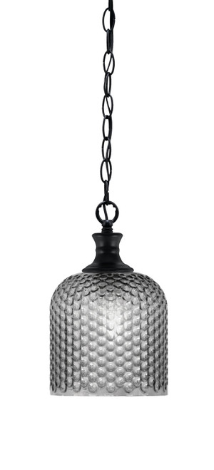 Toltec Lighting - 96-MB-4912 - One Light Pendant - Zola - Matte Black
