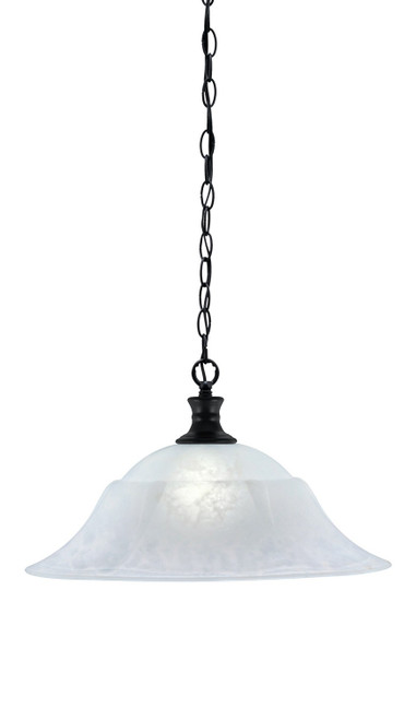 Toltec Lighting - 96-MB-53815 - One Light Pendant - Chain - Matte Black