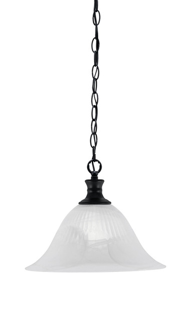 Toltec Lighting - 96-MB-5831 - One Light Pendant - Chain - Matte Black