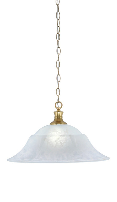 Toltec Lighting - 96-NAB-53815 - One Light Pendant - Chain - New Age Brass