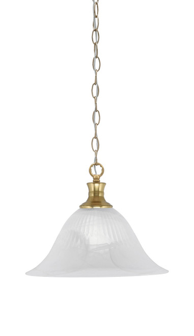 Toltec Lighting - 96-NAB-5831 - One Light Pendant - Chain - New Age Brass