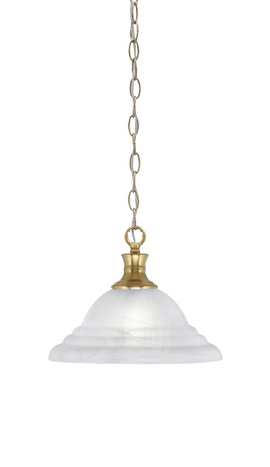 Toltec Lighting - 96-NAB-5931 - One Light Pendant - Chain - New Age Brass