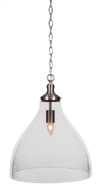 Toltec Lighting - 97-BN-4740 - One Light Pendant - Juno - Brushed Nickel