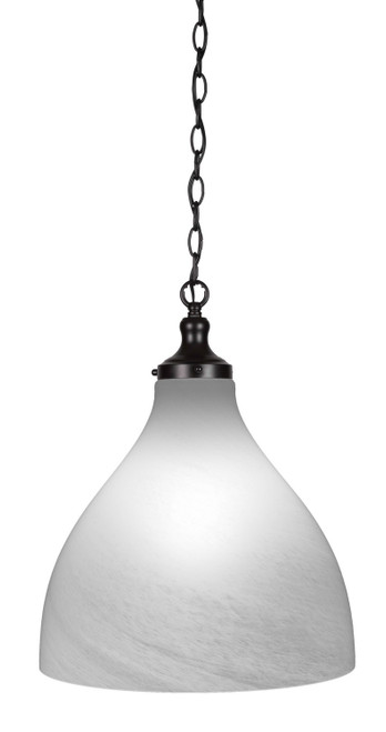 Toltec Lighting - 97-MB-4741 - One Light Pendant - Juno - Matte Black