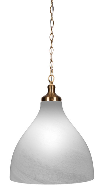 Toltec Lighting - 97-NAB-4741 - One Light Pendant - Juno - New Age Brass