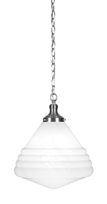 Toltec Lighting - 98-BN-4731 - One Light Pendant - Juno - Brushed Nickel