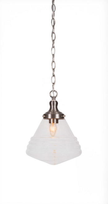 Toltec Lighting - 99-BN-4710 - One Light Pendant - Juno - Brushed Nickel