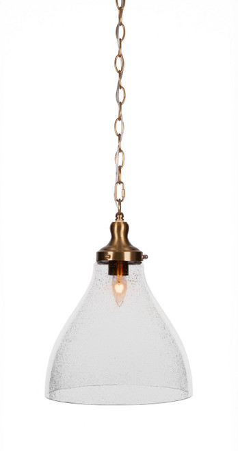 Toltec Lighting - 99-NAB-4720 - One Light Pendant - Juno - New Age Brass