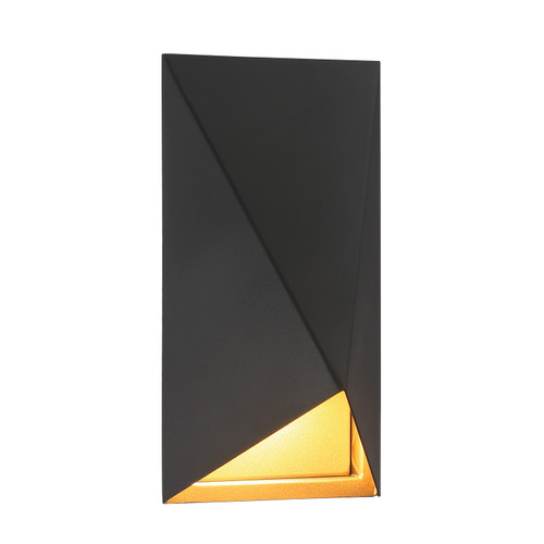 George Kovacs - P1620-764-L - LED Wall Sconce - Peekaboo - Sand Coal With Sand Gold Highlights
