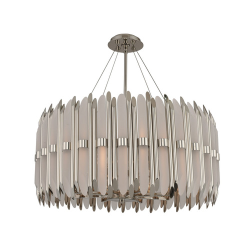 Kalco - 312953PN - Eight Light Pendant - Massina - Polished Nickel