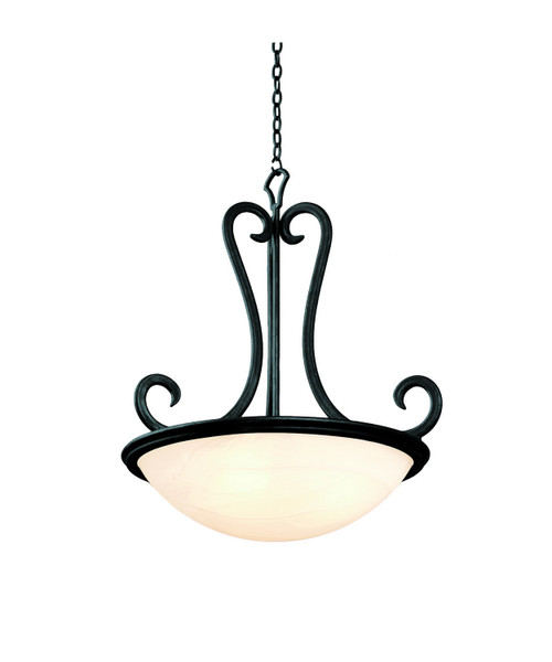 Kalco - 3177TO/ALAB - Three Light Pendant - Santa Barbara - Tortoise Shell