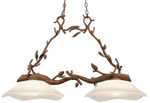 Kalco - 5025PD - Two Light Island Pendant - Ponderosa - Ponderosa