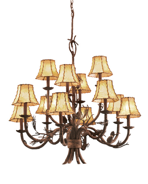 Kalco - 5032PD/8045 - 12 Light Chandelier - Ponderosa - Ponderosa