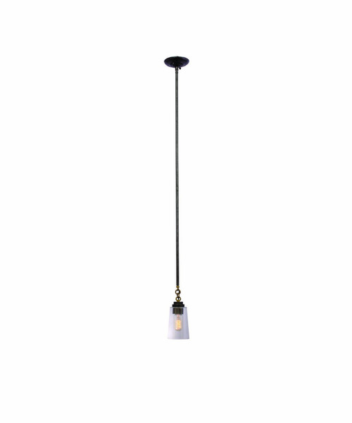 Kalco - 504911MI - One Light Mini Pendant - Dillon - Milled Iron